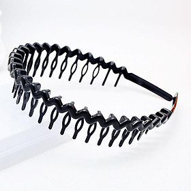 Bờm cài tóc nam nữ unsex nhựa bản to mẫu mới