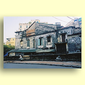 Tranh Canvas Treo Tường Hà Nội Phố - Công Nghệ In UV Nhật Bản - Màu Sắc Đẹp Sắc Nét