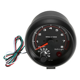 Đồng Hồ Đo Tốc Độ Xe Ô Tô Đen (3.75)