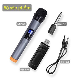 Mua Mic đa năng V12 có đèn led hiển thị phù hợp cho các loa âm li có hỗ trợ cổng mic 6.5 và 3.5