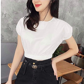 Áo croptop bo chun xinh xắn - nhiều size, thích hợp mặc dạo phố