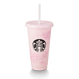 Ly Starbucks Reusable Cup  24Oz (710ml)  CHY BLOSSOM PETALS