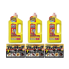 Mua Combo Nước thông cống nhà tắm (800g) + Set 12 hộp diệt gián - Nội địa Nhật Bản