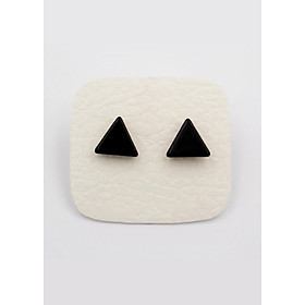 Bông tai nam châm tam giác 9mm BNC17 (Màu đen)