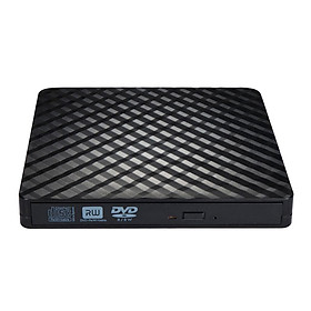 External USB 3.0 High- DVD Burner Optical Drive for Desktop Black