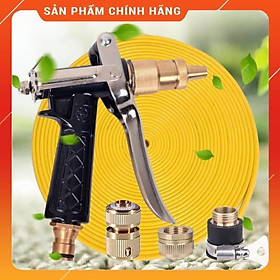 (HÀNG HOT SIÊU CHÂT) Bộ dây và vòi xịt tăng áp lực nươc 300% loại 10m (cút đồng) 206712