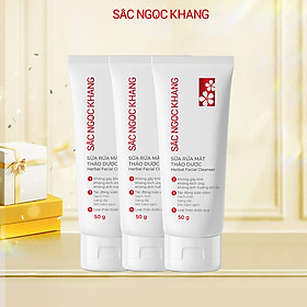 Combo 3 Sữa Rửa Mặt Sắc Ngọc Khang 50g  Tổng 150g