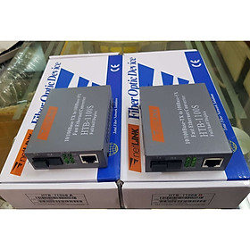 Bộ chuyển đổi quang điện 100MB Netlink 1 sợi quang 25Km Single mode HTB 1100S - Hàng nhập khẩu