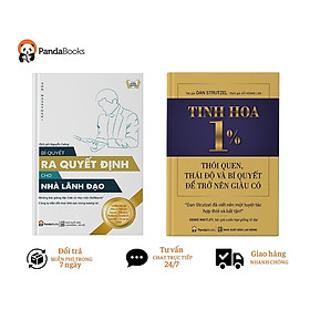 COMBO 2 Sách Tinh hoa 1% + Bí quyết ra quyết định