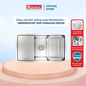 Mua Chậu rửa bát chống xước Workstation Sink – Undermount Sink KN8146SU Dekor - Bảo hành chính hãng 10 năm