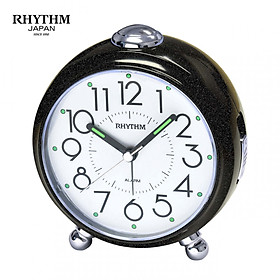 Đồng hồ Báo thức Rhythm CRE302NR02 – KT: 10.8 x 12.0 x 6.5cm. Vỏ nhựa. dùng Pin