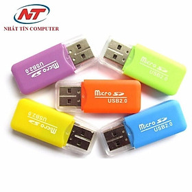 Mua Bộ 5 đầu đọc thẻ nhớ mini MicroSD (Nhiều màu)