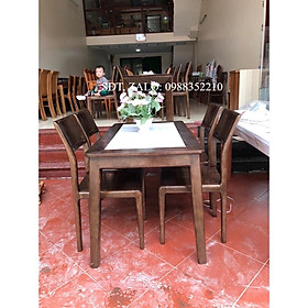 Bàn ghế ăn gỗ sồi cao cấp