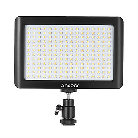 Bảng Đèn LED Mini Andoer Có Thể Điều Khiển Ánh Sáng Cho Máy Ảnh DSLR Canon/DV (3200K/6000K) (192 Led)