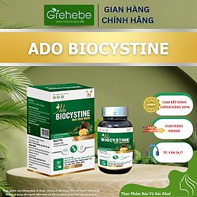 ADO BIOCYSTINE – Hỗ trợ cải thiện sạm da, giúp tóc, móng chắc khỏe (Hộp 30 viên)