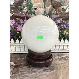 Mua Quả cầu phong thủy đá thạch anh trắng - Đường kính 16 4 cm và 16 5 cm