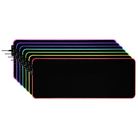 Mua Bàn di chuột Led tấm lót chuột cỡ lớn RGB phát sáng nhiều màu  chống nước， có lớp cao su chống trượt siêu bền