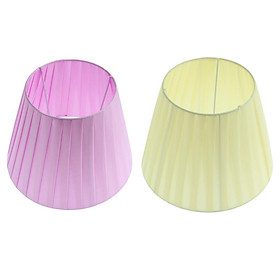 2 Pcs Modern Fabric Lampshade Floor Light Table Lamp Shade for Kitchen Bathroom
