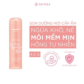 Son dưỡng môi cấp ẩm Senka Perfect Aqua Lip Balm 4.5g