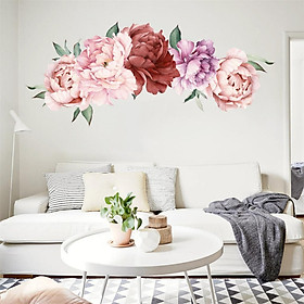 Decorative Wall Decals Stickers Removable Flower Patten Nursery Room Art