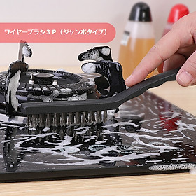 Mua Set 03 chiếc bàn chải sắt đánh bóng kim loại  chà rỉ sét Echo hàng nội địa Nhật Bản