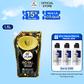 Nước Xả Vải Đậm Đặc ar FÜM Một Lần Xả Hương Nước Hoa Cao Cấp (1.5L-1.7L)