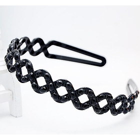 Bờm tóc nam nữ nhựa đen siêu bền mẫu mới Song An Eco