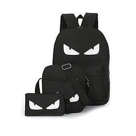 Combo Balo Túi Ví Nam Đôi Mắt 40x13x24 cm
