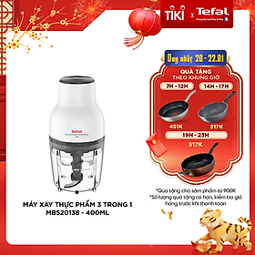 Máy xay thực phẩm Tefal 3 trong 1 MB520138 – 300W 400mL