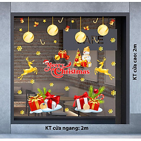 Decal trang trí NOEL 2024 combo số 6