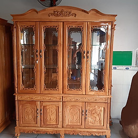 Mua TỦ RƯỢU GỖ GÕ ĐỎ 160cm x cao 210cm x hông 42cm