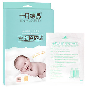 Miếng Dán Rốn Không Thấm Nước Cho Trẻ October Crystal (10 Miếng)