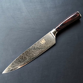 Dao bếp XYj 7Cr17MOV Damascus