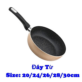 Mua  Hàng Chính hãng Chảo chống dính đáy từ sâu lòng Elmich size 20/24/26/28/30 không kén bếp  chảo dày dặn  màu ngẫu nhiên