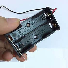 Khay pin có công tắc gạt loại 2 pin để chế tạo
