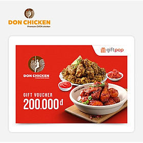 Giftpop - Phiếu Quà Tặng Don Chicken 200K