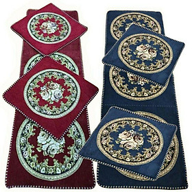 Mua (Hàng chuẩn) Thảm  nệm  đệm trải ghế tây ấu  ghế gỗ hàng gấm đẹp