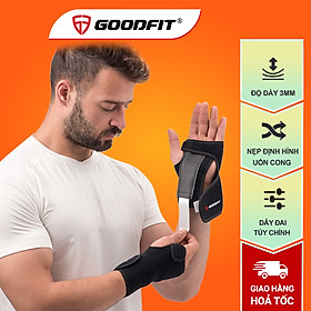 Băng đai quấn nẹp cổ tay có thanh kim loại hỗ trợ cố định cổ tay, vải chống trượt thoáng khí, hỗ trợ hồi phục chấn thương cổ tay Goodfit GF304W