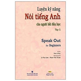 Sách Luyện Kỹ Năng Nói Tiếng Anh - Tập 1 (Kèm CD)