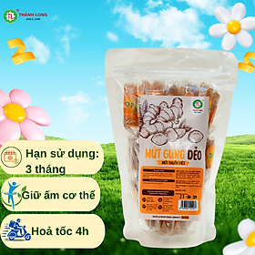 Mứt Gừng Dẻo Túi Zip 200g/500g Thành Long - Mứt Ngon Ít Ngọt Ngày Tết - Việt Nam - Quà Biếu/ Tặng