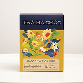 Trà Hà Chúc Cascara hoa cúc - Hộp 50g