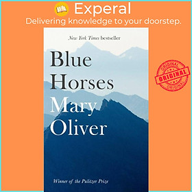 Sách - Blue Horses by Mary Oliver (UK edition, paperback)