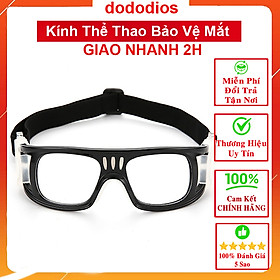 Hình ảnh Kính Thể Thao Bảo Vệ Mắt - Kính Chơi Thể Thao Cao Cấp dododios - Có Thể Thay Mắt Kính Cho Người Cận