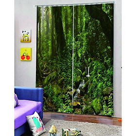 digital printing 3d window curtains for bedroom 140x100cm