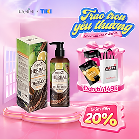 Dầu Gội Thảo Mộc Thiên Nhiên M.Pros 300ml - Cho Tóc Khô, Tóc Dầu, Tóc Thường - Sạch Sâu, Giảm Gãy Rụng - Lamimi Chính Hãng
