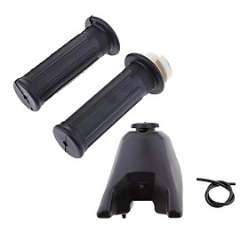 Fuel Tank with Cap + Hose + 22mm 7/8'' Handlebar Grips For Yamaha PW50