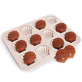 Khuôn 12 bánh vỏ sò điệp Chefmade WK9739