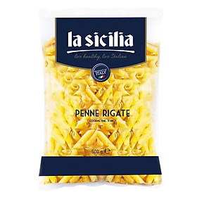 Nui ống xéo  Penne Rigate  La Sicilia gói 500g -Ý