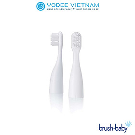 Brush-Baby Bộ 2 đầu bàn chải thay thế tiện dụng cho bàn chải điện GoKidz (Từ 3 tuổi)