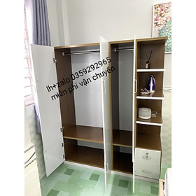 Tủ nhựa đài Loan 3 cánh 1 kệ